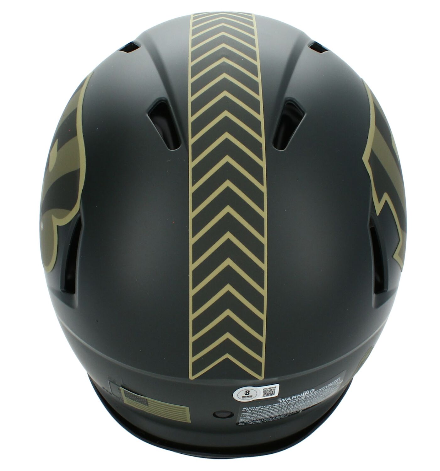 Chase Brown Autographed Cincinnati Bengals 2025 Salute to Service Speed Authentic Helmet Beckett