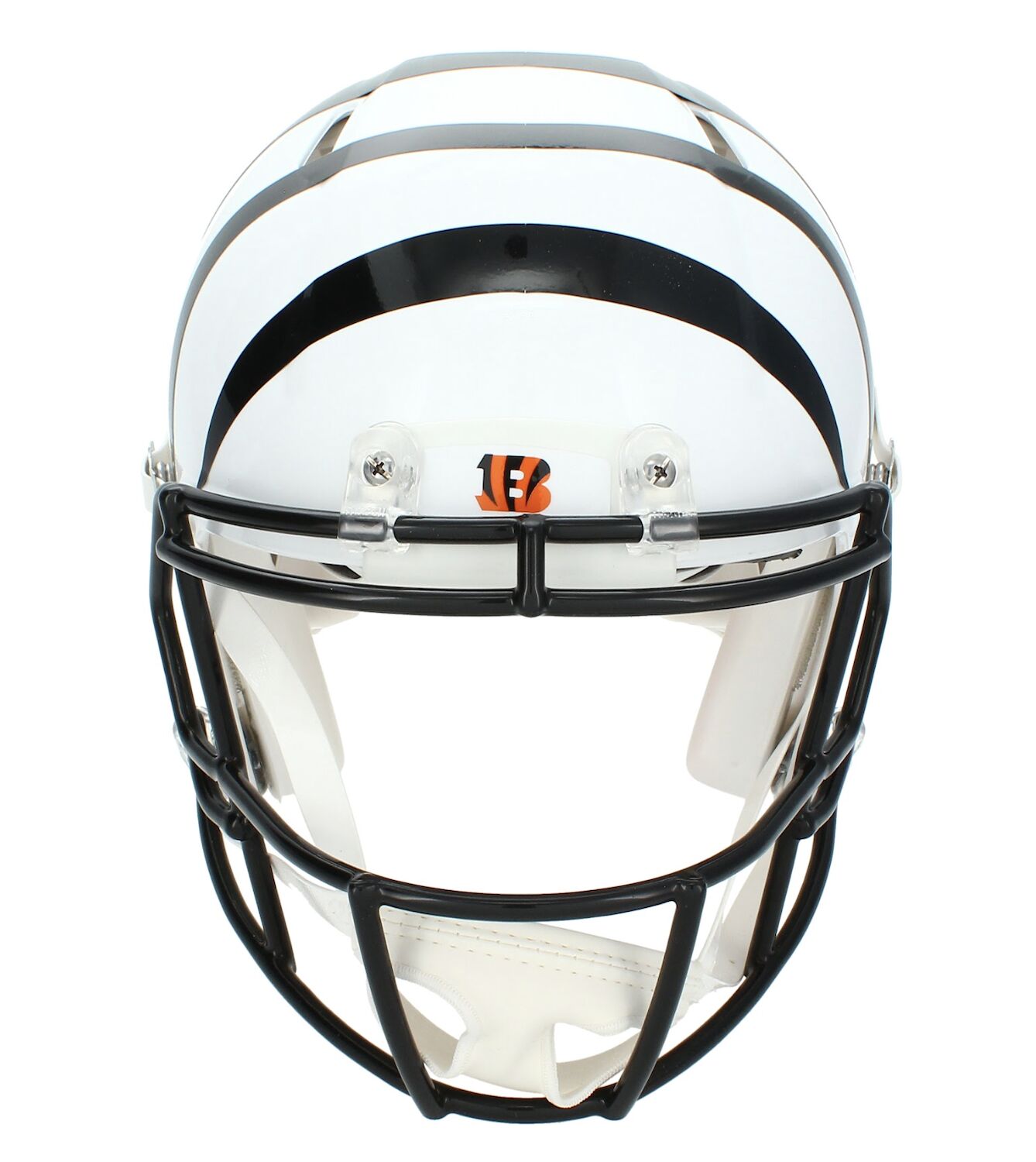 Chase Brown Autographed Cincinnati Bengals Alternate White Speed Authentic Helmet Beckett