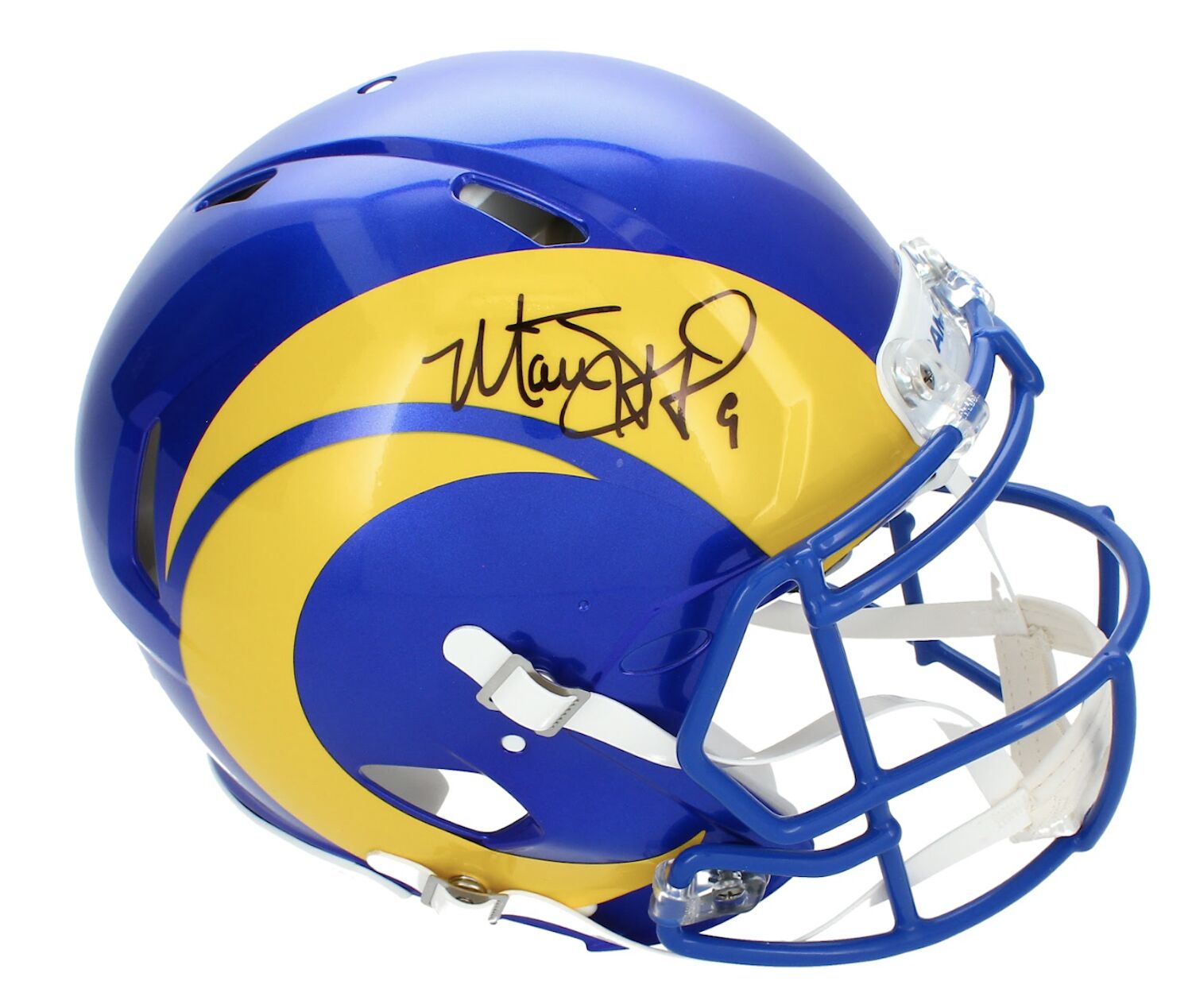 Matthew Stafford Autographed Los Angeles Rams Speed Authentic Helmet Beckett
